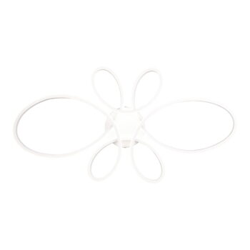 Biele LED stropné svietidlo 45.5x83 cm Fly – Trio - Image 2