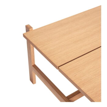 Konferenčný stolík s doskou v dubovom dekore v prírodnej farbe 80x80 cm Dash – Hübsch - Image 4