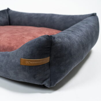 Vínovo-tmavosivý pelech pre psa 85x105 cm SoftBED Eco XL – Rexproduct - Image 3