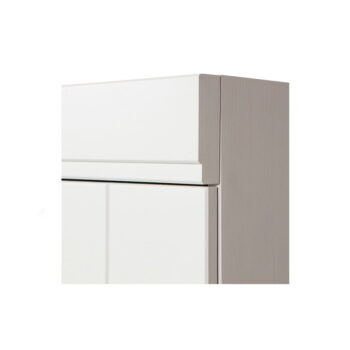 Biela šatníková skriňa z borovicového dreva 77x175 cm Connect – WOOOD - Image 5
