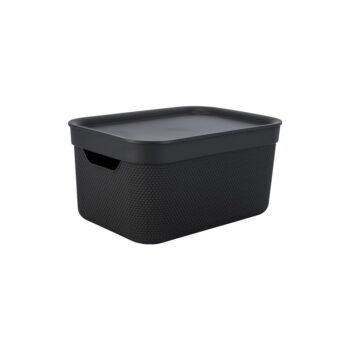 Plastový úložný box s vekom Deco - Rotho - Image 9