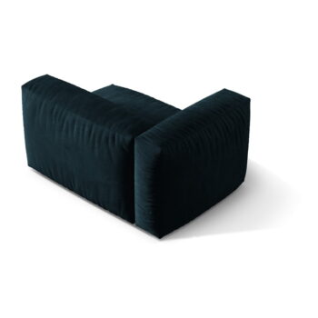 Tmavomodrý modul pohovky z textílie bouclé (ľavý roh) Martina – Micadoni Home - Image 3