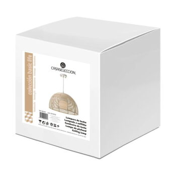 Ratanové stropné svietidlo v prírodnej farbe s ratanovým tienidlom ø 38 cm Natural Way – Casa Selección - Image 4