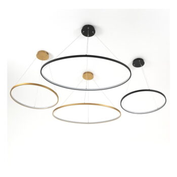 Závesné svietidlo v zlatej farbe Tomasucci Ring, výška 92 cm - Image 5