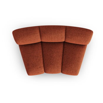Modul pohovky v tehlovej farbe (stredový diel) Lupine – Micadoni Home – Obrázok 3