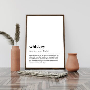 Plagát 50x70 cm Whiskey – Wallity – Obrázok 3