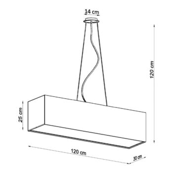 Biele závesné svietidlo so skleneno-textilným tienidlom Gryfin – Nice Lamps - Image 7
