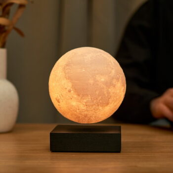 Čierna LED stolová lampa (výška  14 cm) Moon – Gingko - Image 3