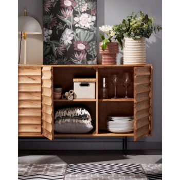 Komoda z akáciového dreva Kave Home Delsie, 147 x 81 cm – Obrázok 4