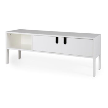 Biely TV stolík Tenzo Uno, šírka 137 cm - Image 2