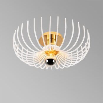 Biele stropné svietidlo ø 36 cm Aspendos – Opviq lights - Image 3
