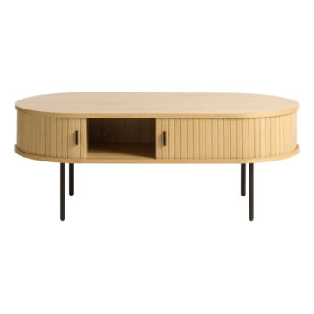 Konferenčný stolík v dekore duba v prírodnej farbe 60x120 cm Nola – Unique Furniture - Image 4