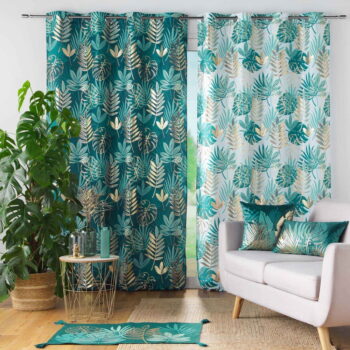 Zelený záves 140x260 cm Ornella – douceur d'intérieur - Image 5