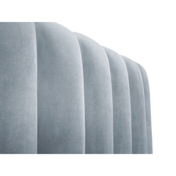 Svetlomodrá čalúnená dvojlôžková posteľ s úložným priestorom s roštom 180x200 cm Kelp – Micadoni Home - Image 6