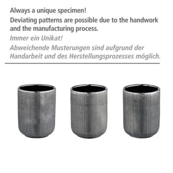 Keramický dávkovač mydla v striebornej farbe 400 ml Rivalta – Wenko – Obrázok 4