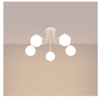 Biele stropné svietidlo Beam – Nice Lamps - Image 2