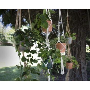 Látkový záves na kvetináč ø 10 cm (výška 120 cm) Macramé – Artevasi - Image 4