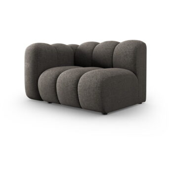 Tmavosivý modul pohovky (ľavý roh) Lupine – Micadoni Home - Image 2