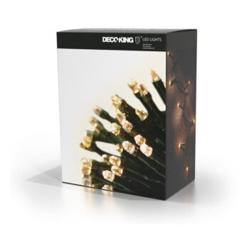 Zelená LED svetelná reťaz DecoKing Chain, 200 svetielok, dĺžka 19,93 m - Image 5