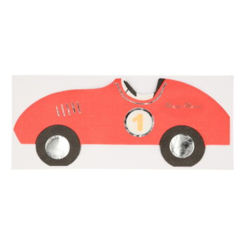 Papierové obrúsky v súprave 16 ks Race Car – Meri Meri - Image 2