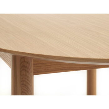 Rozkladací jedálenský stôl s doskou v dubovom dekore v prírodnej farbe 100x190 cm Gallina – Unique Furniture - Image 7