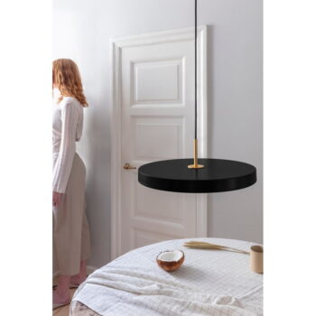 Čierne LED závesné svietidlo s kovovým tienidlom ø 43 cm Asteria Medium – UMAGE - Image 5