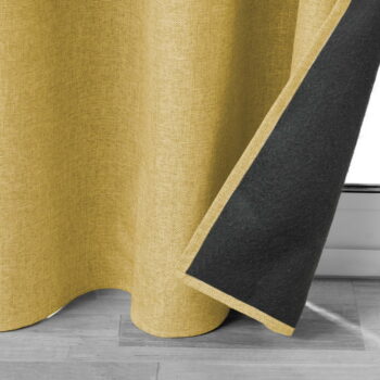 Žltý odhlučňovací záves 140x260 cm Jupiter – douceur d'intérieur – Obrázok 5