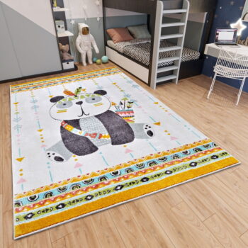 Krémovobiely detský koberec 160x235 cm Panda – Hanse Home – Obrázok 2