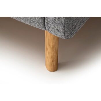 Sivá čalúnená dvojlôžková posteľ s úložným priestorom s roštom 140x200 cm Lotte - Meise Möbel – Obrázok 2