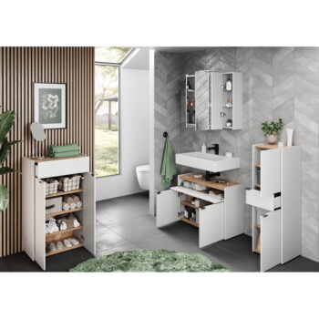 Biela skrinka pod umývadlo 80x60 cm Forano – Germania – Obrázok 6