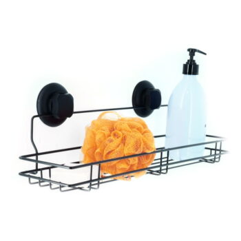 Čierna samodržiaca nástenná kuchynská polička Compactor Bestlock Black Kitchen Shelf, 45,5 x 12 cm - Image 2