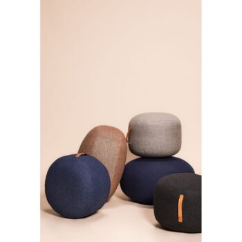 Tmavomodrý puf Hübsch Zerio, ø 50 cm - Image 3
