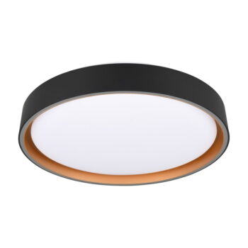 Čierne LED stropné svietidlo ø 40 cm Felis – Trio