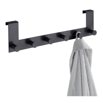 Čierny kovový vešiak na dvere 39 cm Celano – Wenko - Image 4