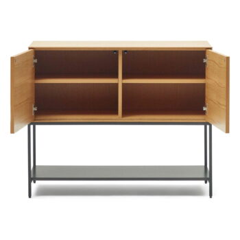 Nízka komoda v dekore duba v prírodnej farbe 97,5x80 cm Vedrana – Kave Home – Obrázok 2