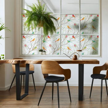 Samolepka na okno 200x40 cm Birds in the Forest - Ambiance – Obrázok 8