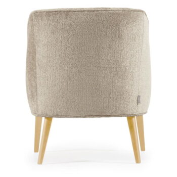 Béžové kreslo Bobly - Kave Home – Obrázok 4