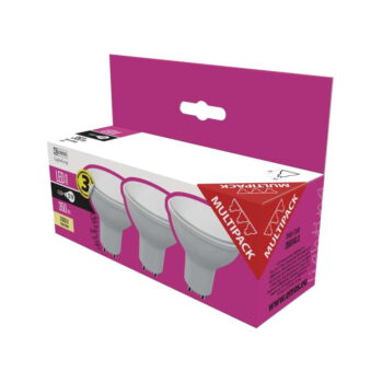 Súprava 3 LED žiaroviek EMOS Classic MR16 Warm White, 3,8W GU10 – Obrázok 2