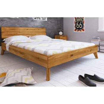 Dvojlôžková posteľ z dubového dreva 180x200 cm Greg 1 - The Beds - Image 4