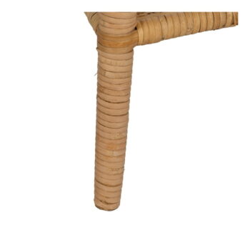 Ratanový okrúhly odkladací stolík ø 45 cm – Ixia – Obrázok 9