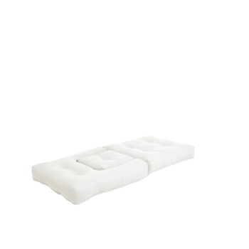 Detské rozkladacie kreslo s taburetkou Karup Design Mini Cube Natural – Obrázok 9