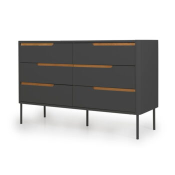 Antracitovosivá komoda Tenzo Switch, 130 x 83 cm – Obrázok 2