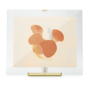 Sklenený stojací rámček v zlatej farbe 26x30,5 cm Flute – Umbra – Obrázok 3