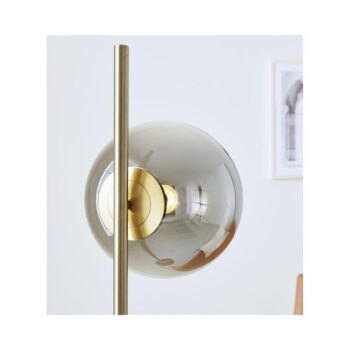 Čierna stojacia lampa Markslöjd Dione, výška 134,5 cm – Obrázok 2