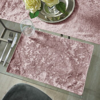 Látkové prestieranie 2 ks 46x30 cm Crushed Velvet - Catherine Lansfield - Image 2