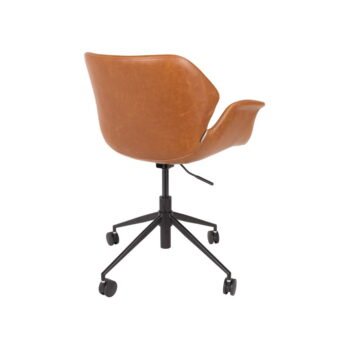 Hnedá kancelárska stolička Zuiver Office Chair Nikki – Obrázok 3