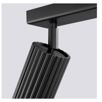Čierne stropné svietidlo 6,5x45 cm Gleam – Nice Lamps - Image 11