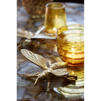 Kovová soška (výška 7,5 cm) Bee – Light & Living - Image 2