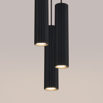 Čierne závesné svietidlo ø 19,5 cm Gleam – Nice Lamps - Image 9