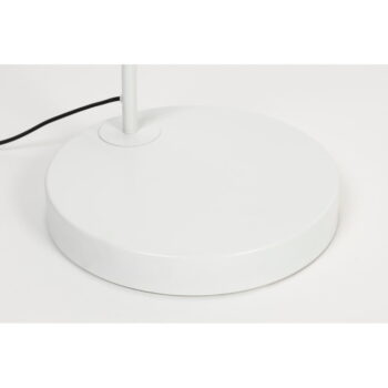 Biela stojacia lampa s textilným tienidlom (výška 220 cm) Martine – White Label - Image 5